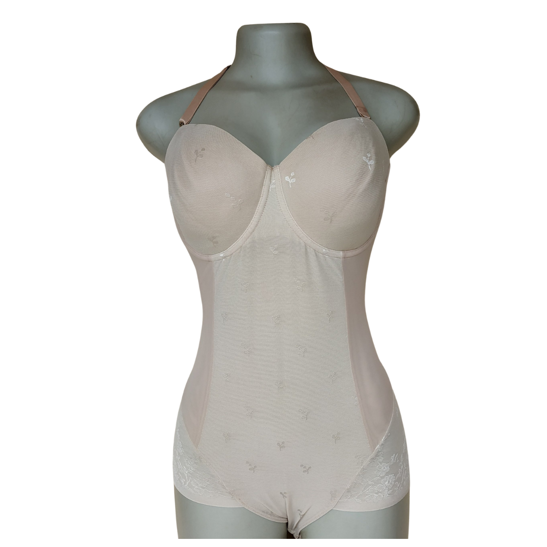 Dunnes Nude Patterned Control Bodysuit – Okriks