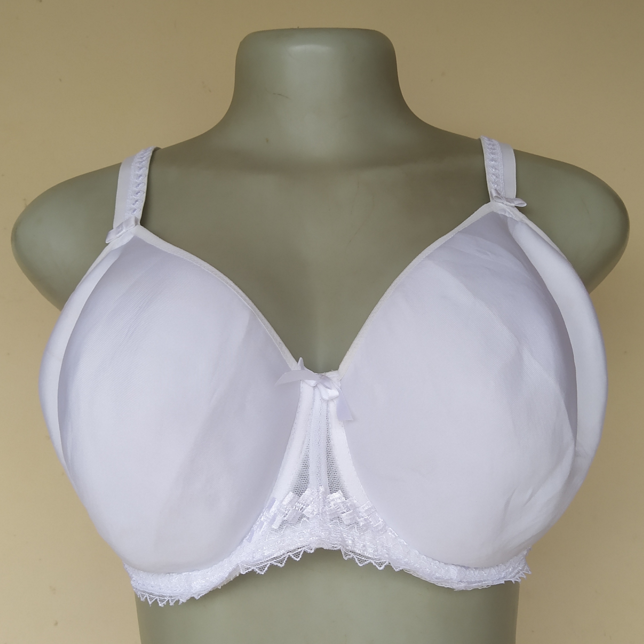 34F - Fantasie White Styrofoam Non Padded Bra
