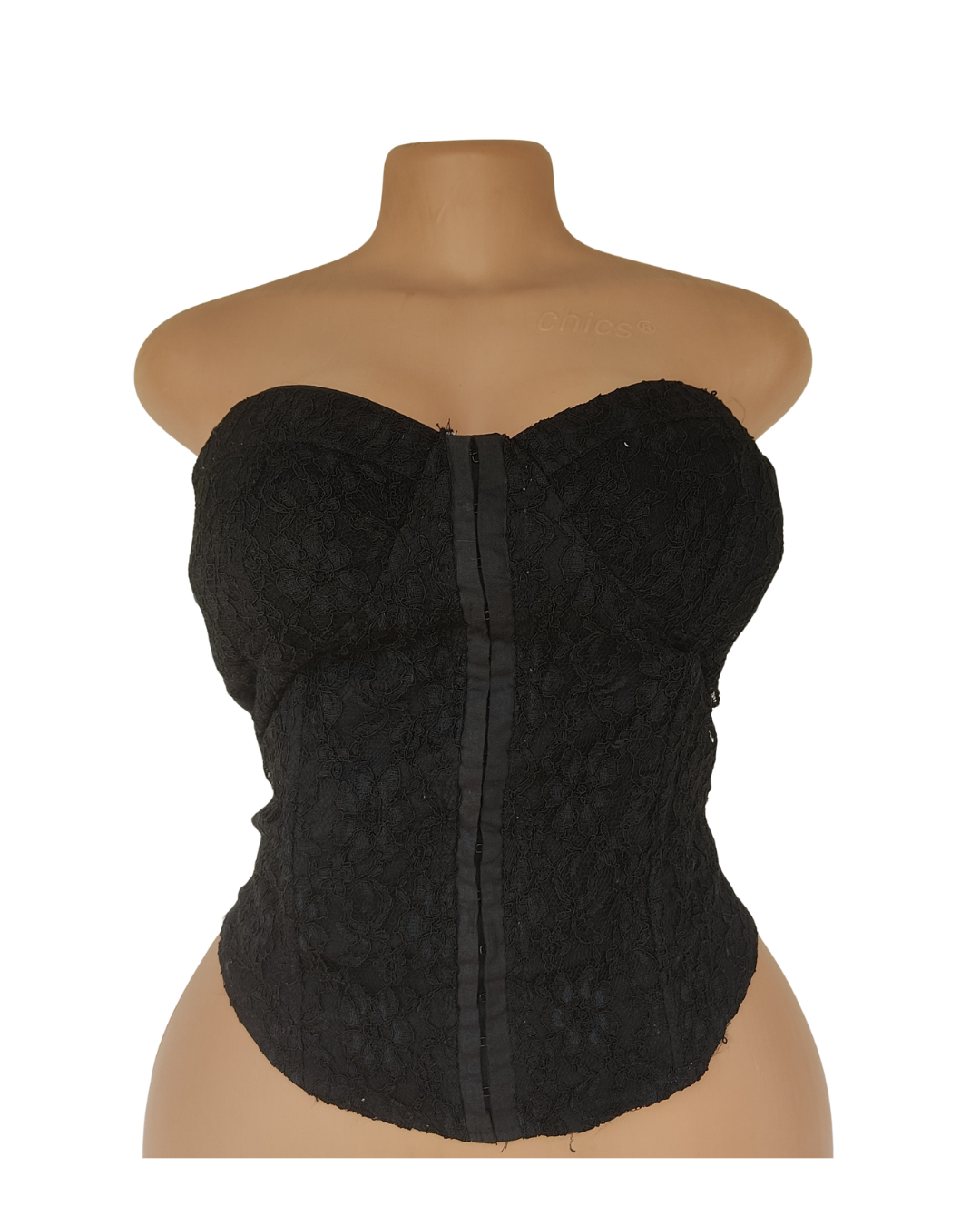 UK 12 - Club Of Ice Black Bustier Top(Brand New)