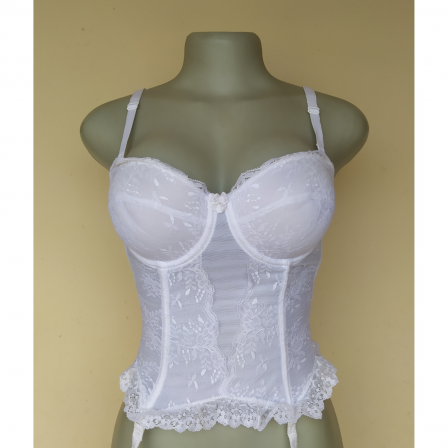 UK 12 - Magic Form  White Corsets(INK)
