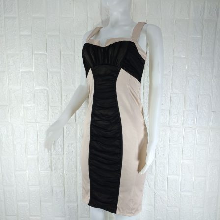 Star Chiffon Mix Strappy Party Dress