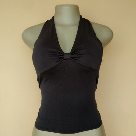 UK 10-12 - Preloved Black Swim Top