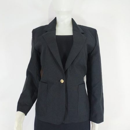 Preloved Black Lined Office Jacket