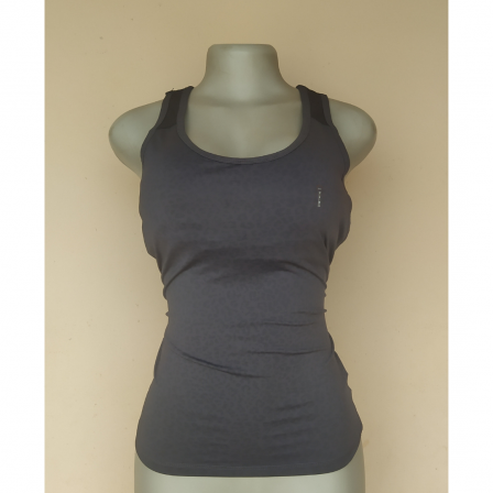 UK 12 - Sportswear Print Swim Top