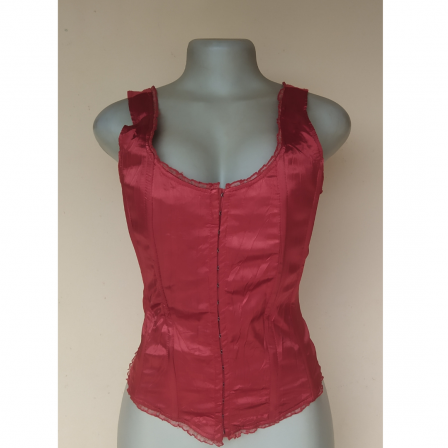 UK 16 - Dunnes Store Red Bustier Top