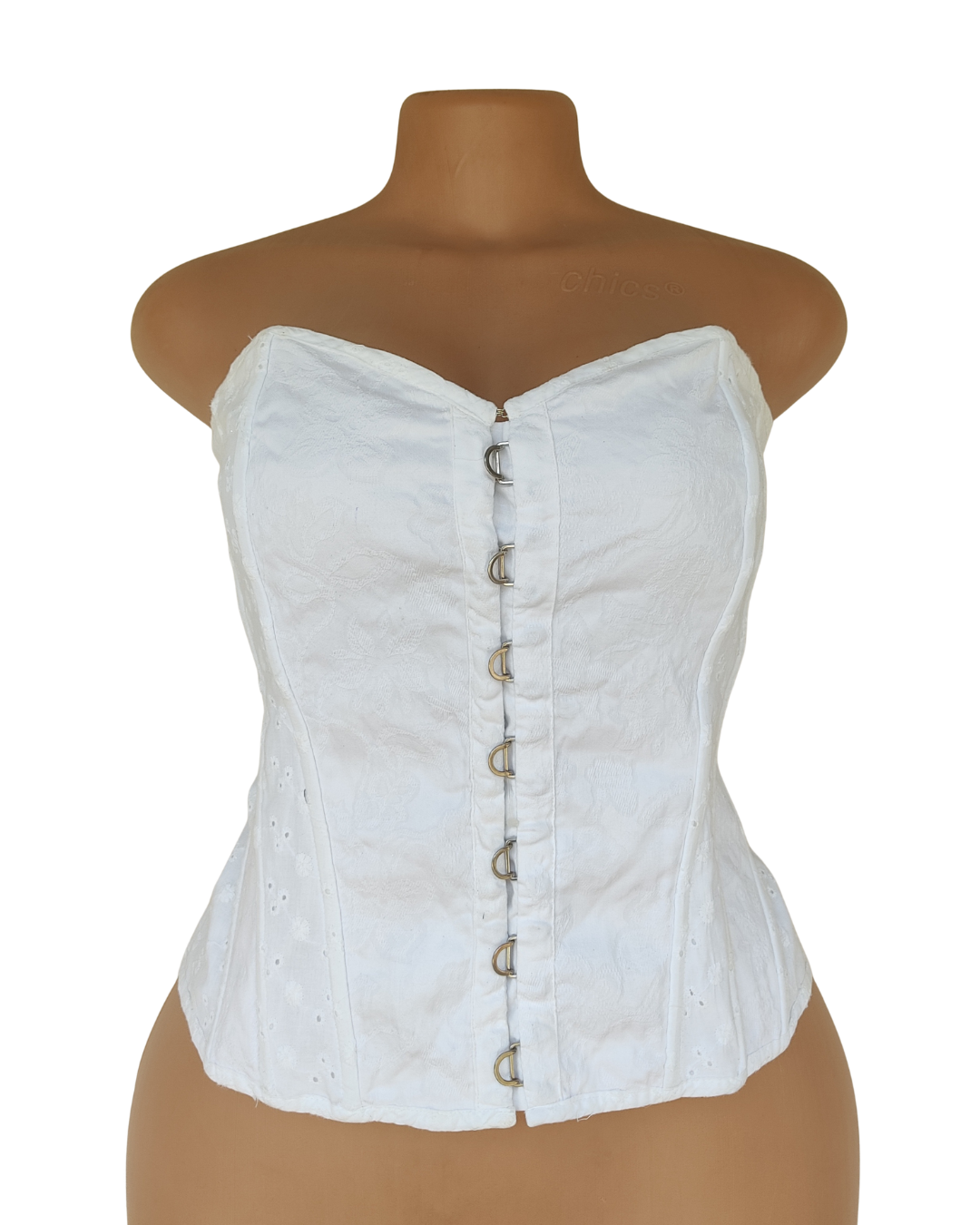 UK 12 - New Look White Bustier Top