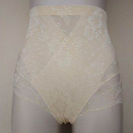 UK 6 - Preloved Two Boned Lace High Waist Girdle Pant