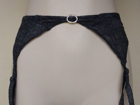 Wonder Bra Glittering Mesh Hip Suspender