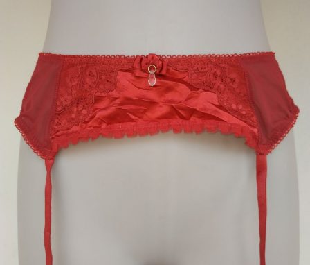 Secret Possesions Red Lace Hip Suspender