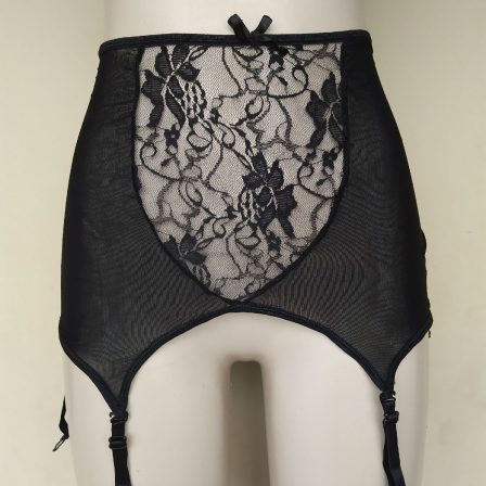 Preloved Black Lace Hip Suspender