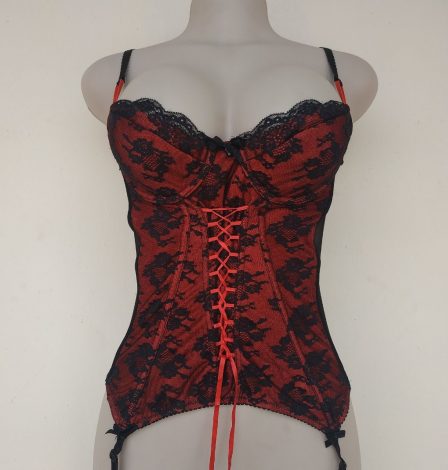 Ann Summers Two Tone Lace Corset Top 36E Cup