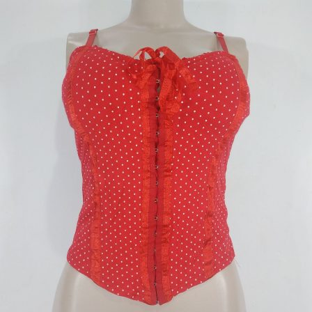 New Look Polka Dot Padded Bust Lingerie Top