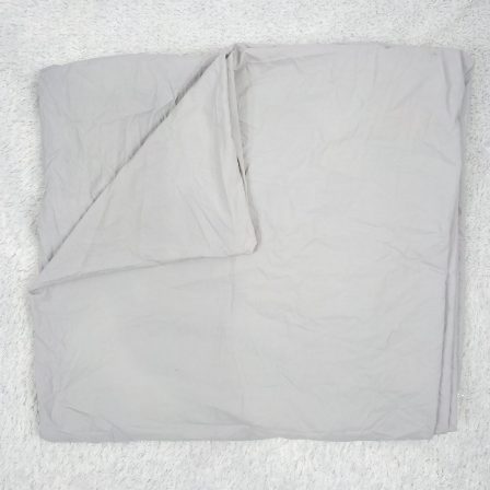 Dunnes Home Grey  Cotton Fitted Bedsheet
