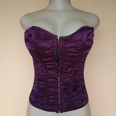 Preloved Purple Bustier Top