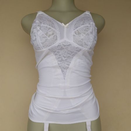 Preloved White Girdle Top 38B Cup