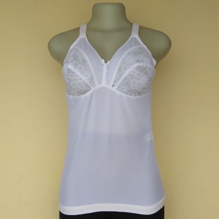 Shapely Figures White Control Top 40B Cup