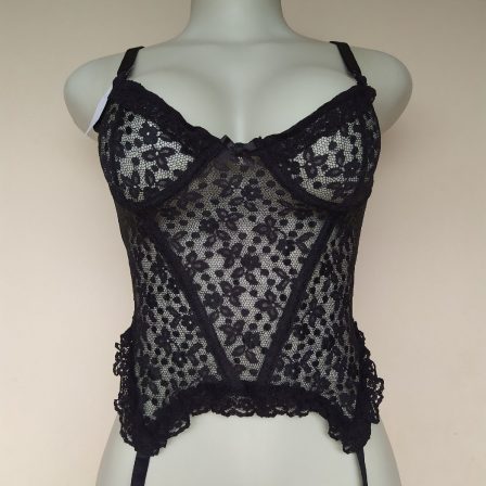 Temptations Black Corset Top