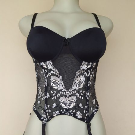 32C - Unbranded Floral Longline Bra