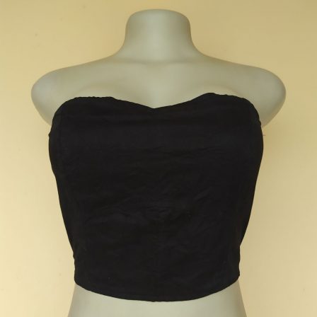 Topshop Black Crop Top