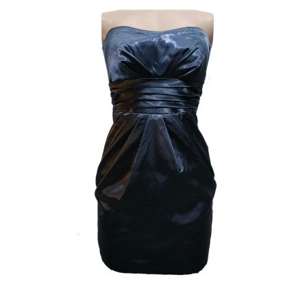 Satin Tulip Dress With Belt