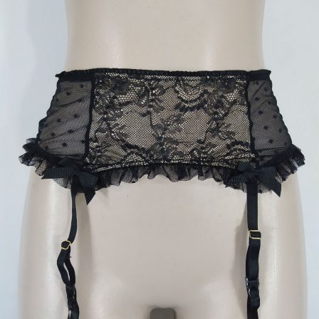 Preloved Two Color Mesh Hip Suspender