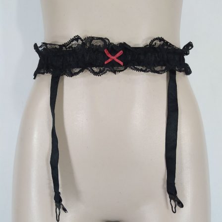 Pladay Black Lace Hip Suspender