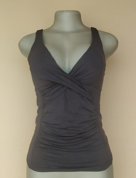 UK 12 - Preloved Black Swim Top