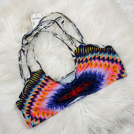 UK 14 - Preloved Print Swim Bra