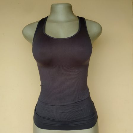 UK 8 - Preloved Grey Active Spandex Control Top
