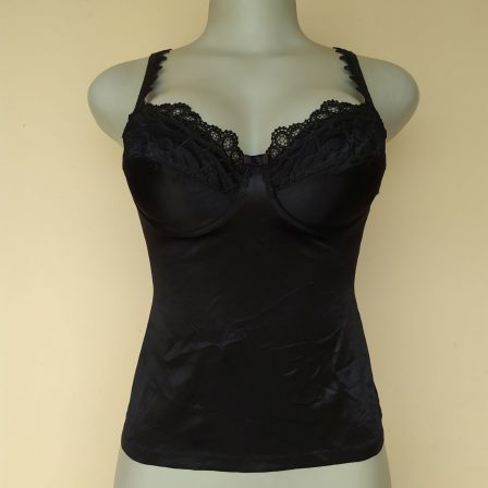 Marks& Spencer Black Satin Lingerie Top 34B Cup