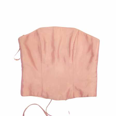 UK 8-10 - Preloved Pink Bustier Top
