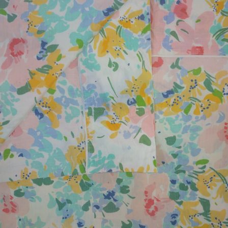 Preloved Floral Print Cotton 1 Pillowcase