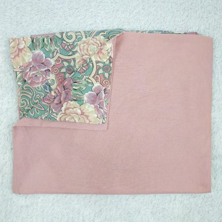 Preloved 1 Floral and 1 Blush Pink 2 Pillowcases