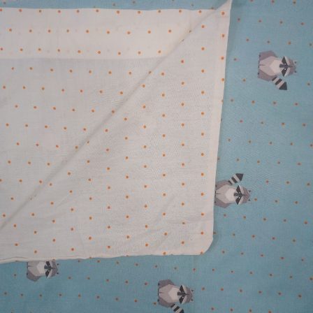 Preloved Polka Dot Cotton 1 Pillow Case