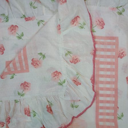 Preloved Floral Cotton 1 Pillow Case