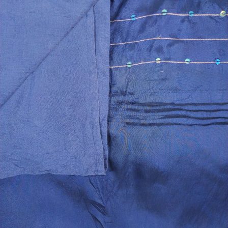 Preloved Navy Blue Satin 1 Pillowcase