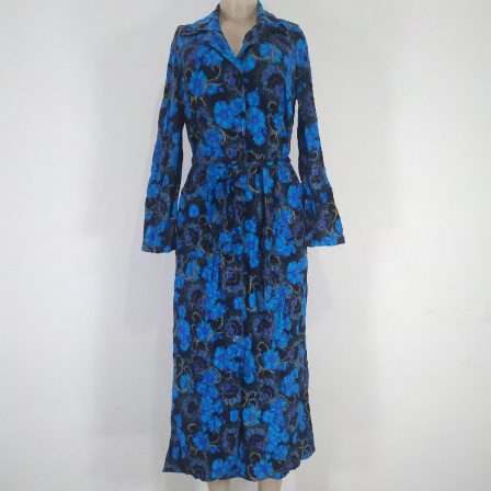 Konfekcija Floral Print Terry Robe