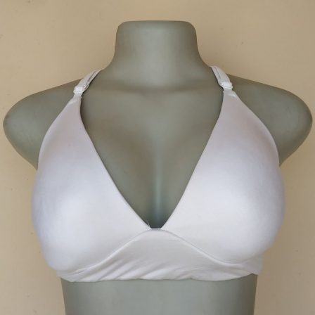 Secret Possessions Cream Cross Back Bra