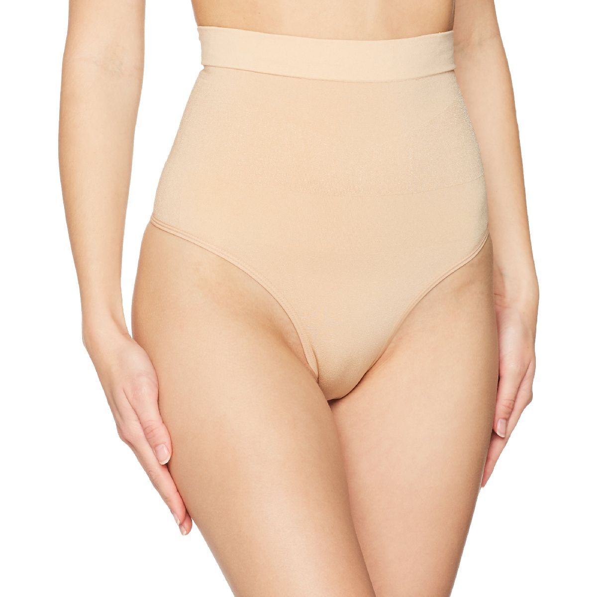 Brown Spandex Control Pant
