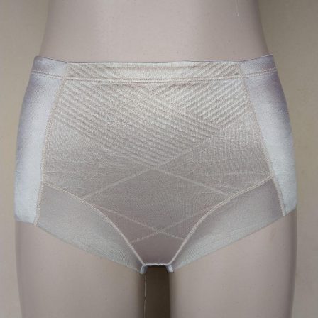 MandS Brown Satin No Vpl Control Pant