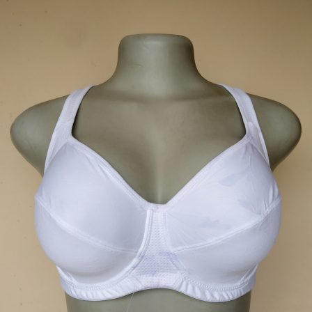 UK 10 - M And S White (34D Cup) Sports Bra(Ink)