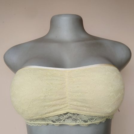 UK 8 - Secret Possessions Yellow (Tube) Bralette