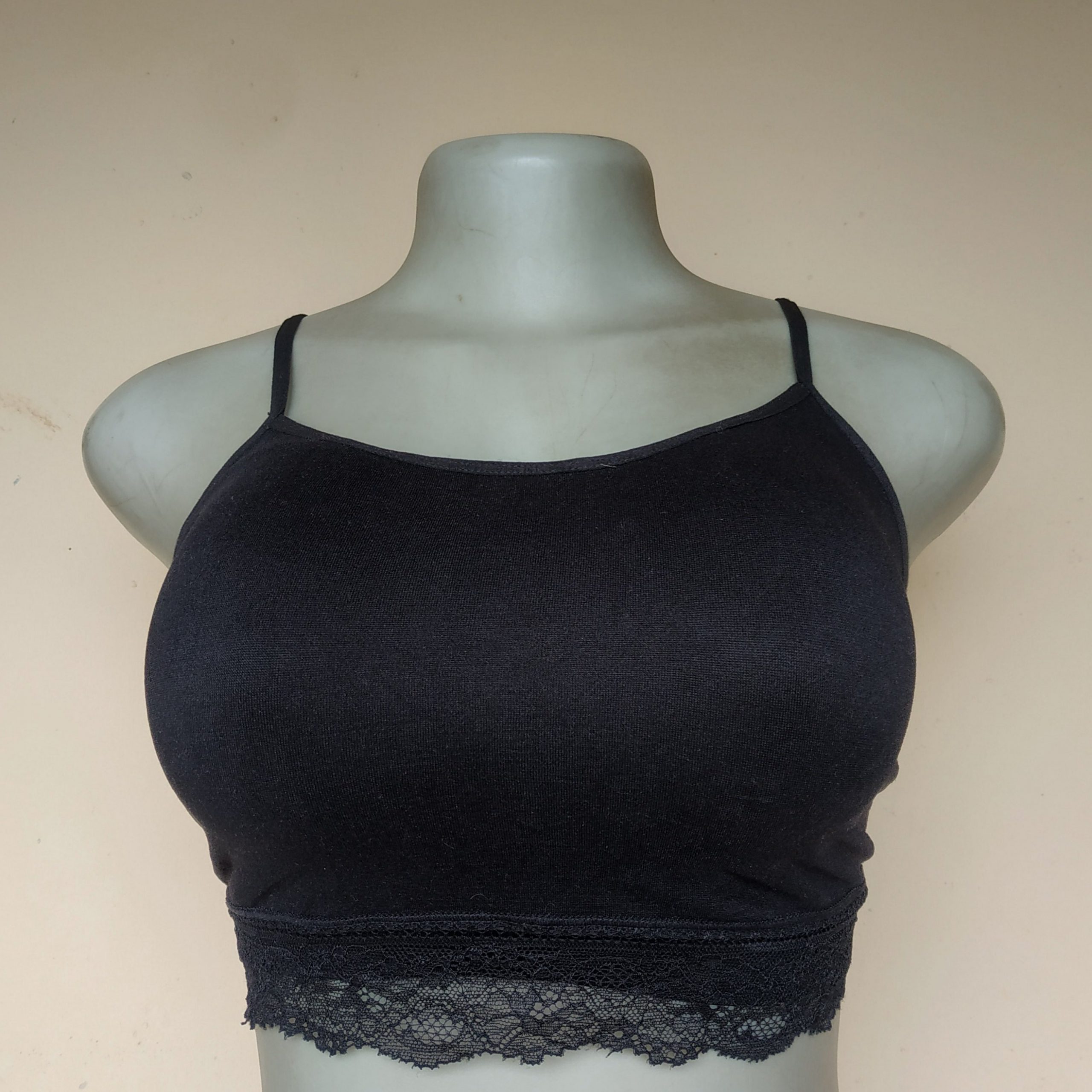 Preloved Black Lace Bralette – Okriks