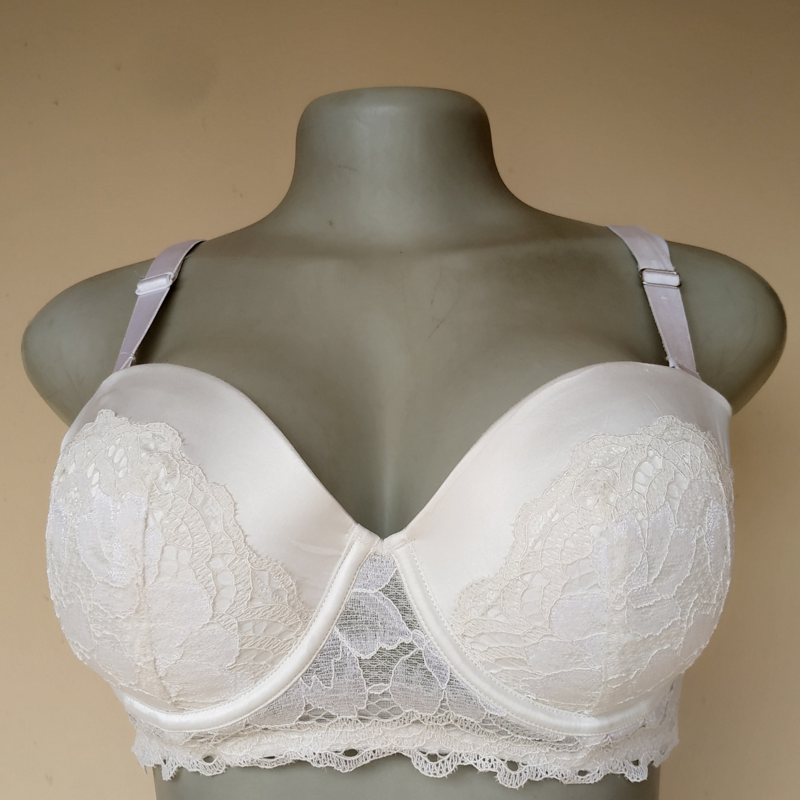 34C - Debenhams Cream Balconette Light Padded Bra