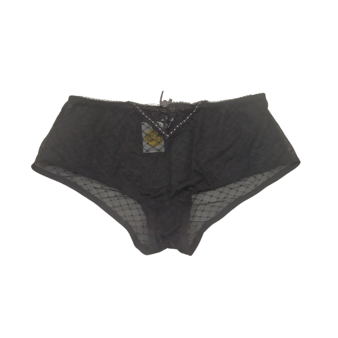 UK 14 – Lepel Black Lace Panty – Okriks