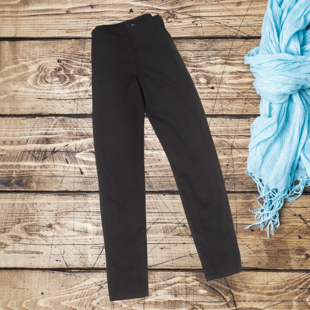 Divided Black Side Zip Jeans