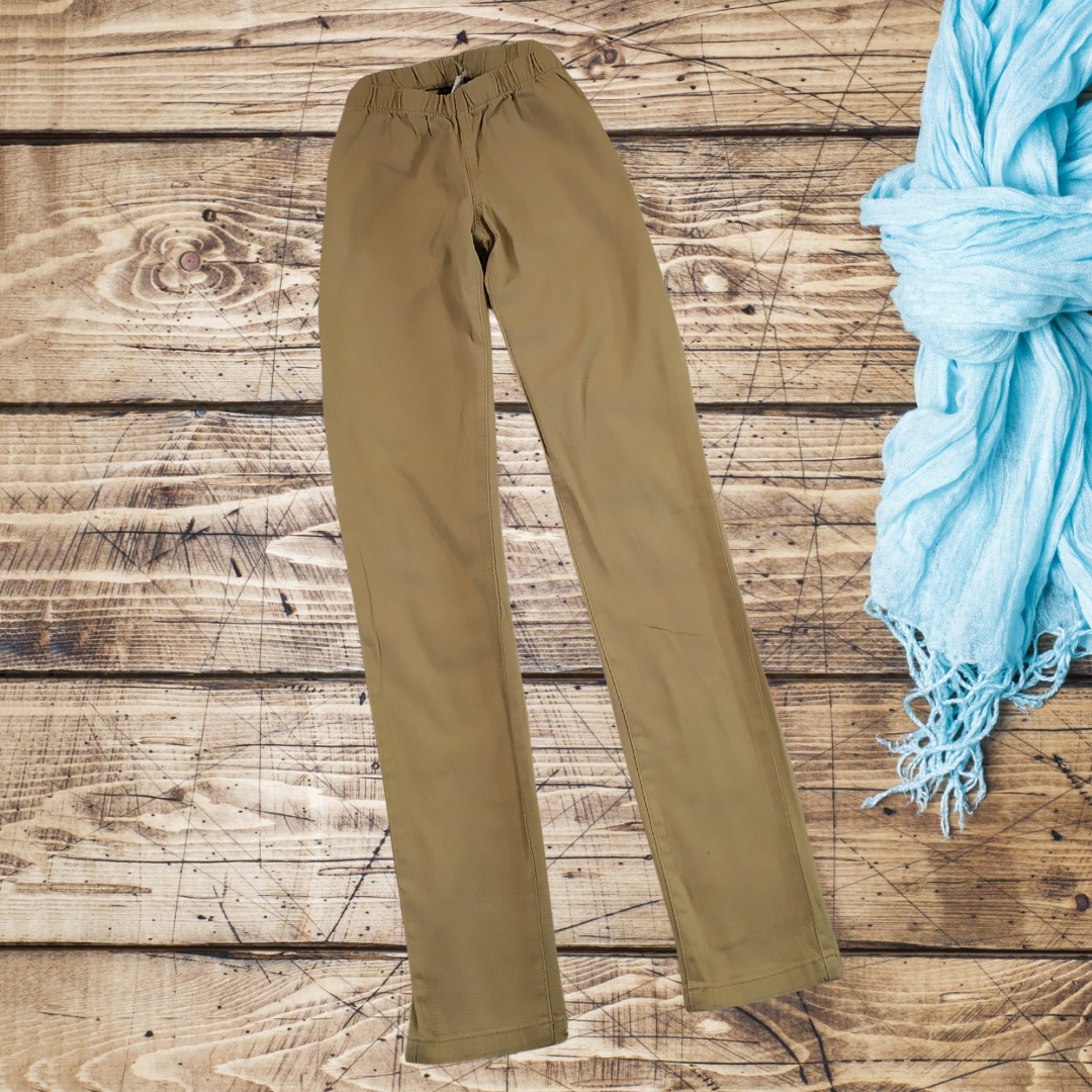 Pieces Accessories Tan Brown Jeggings