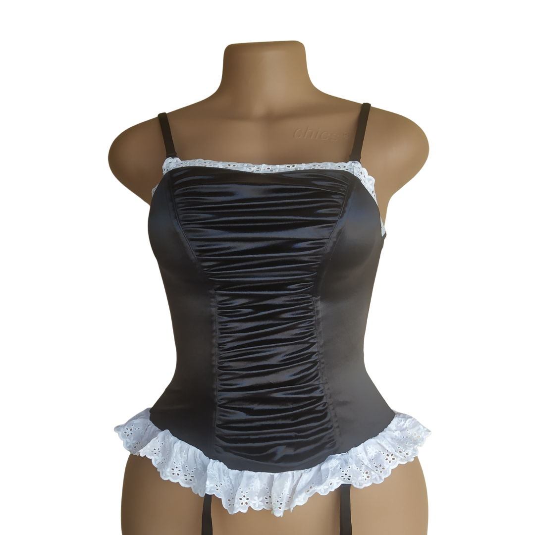 UK 10 - Black Lingerie Top