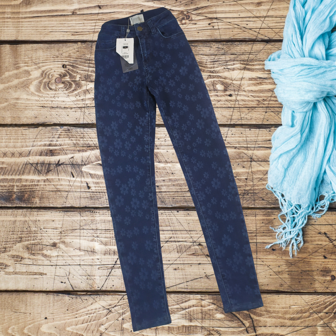UK 8 -  Savida Patterned Jeggings (Brand New)