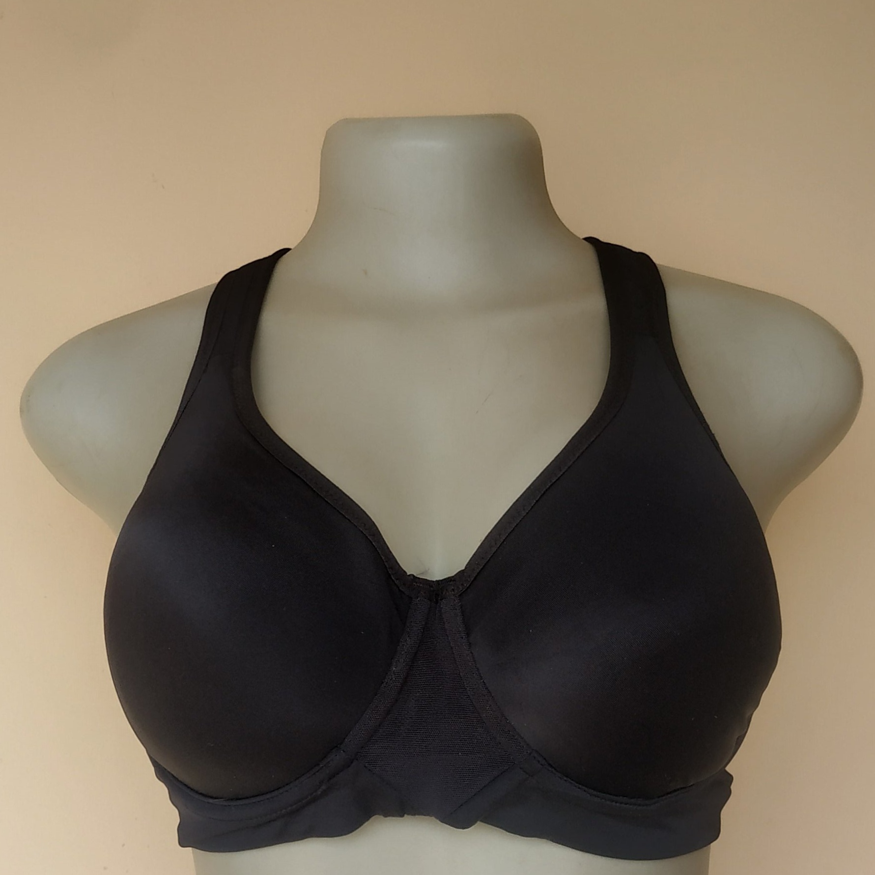 UK 8 - Secret Possessions Black Sports Bra[32Dd Cup]